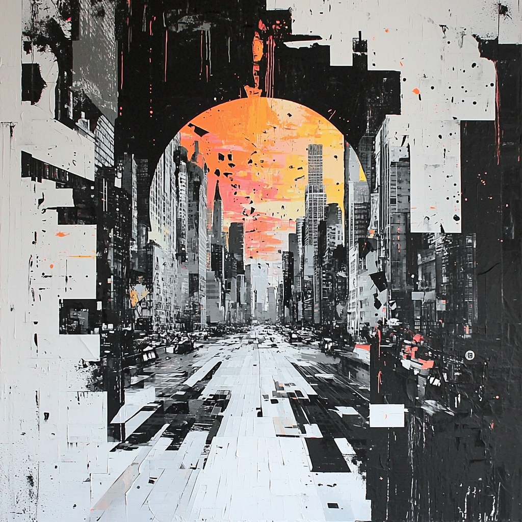 Banksy Inspired City Of Illusions Paint By Numbers Kits