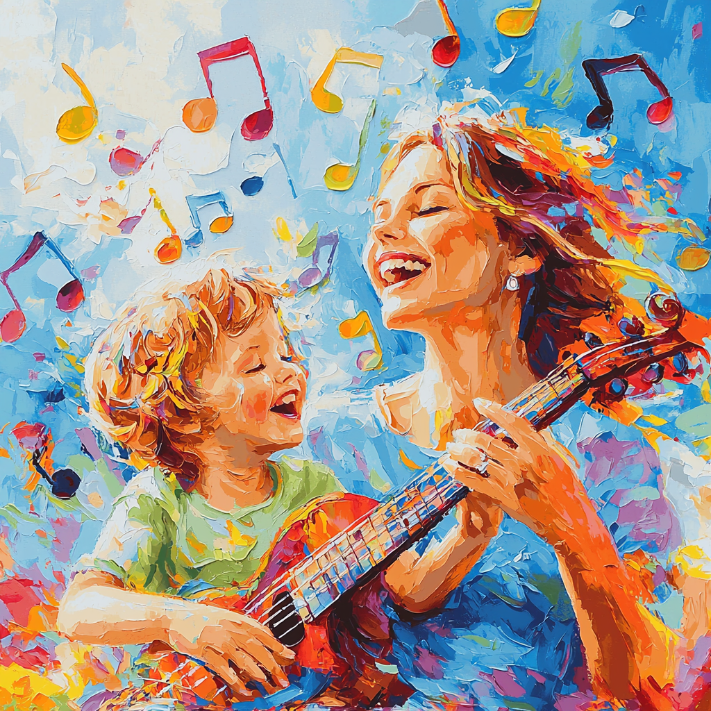 Songs Of Laughter Paint By Numbers Art