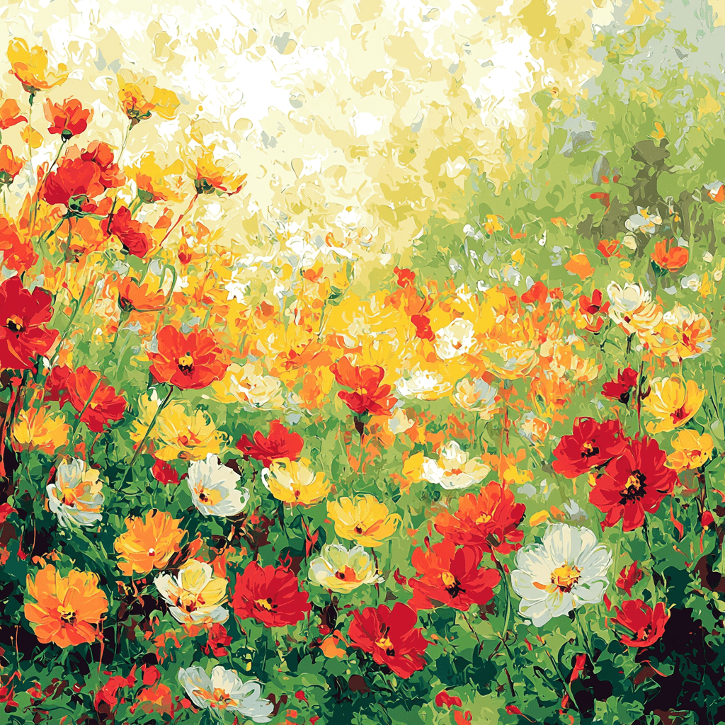Claude Monet Inspired Fields Of Dreams Numbered Painting Kits