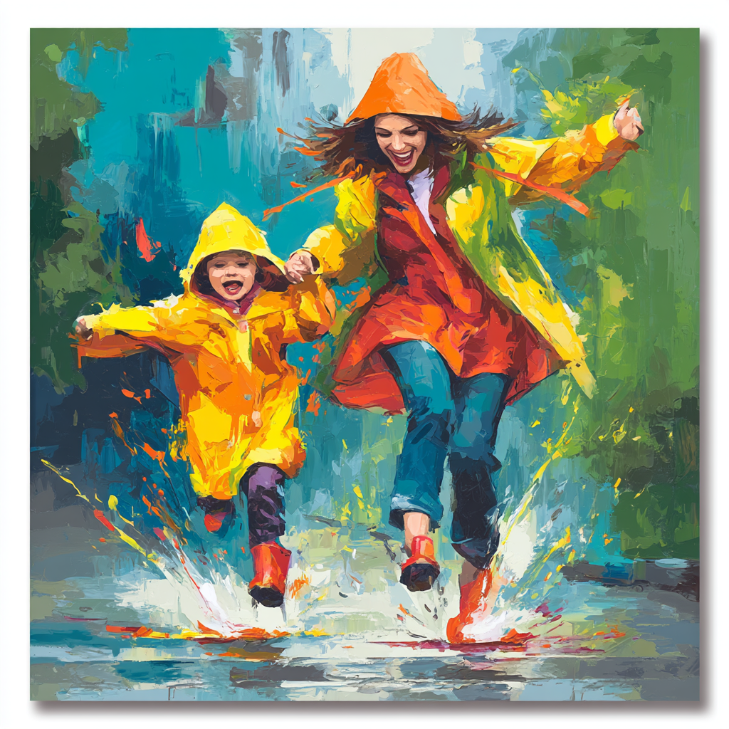 Puddle Jumpers Number Painting