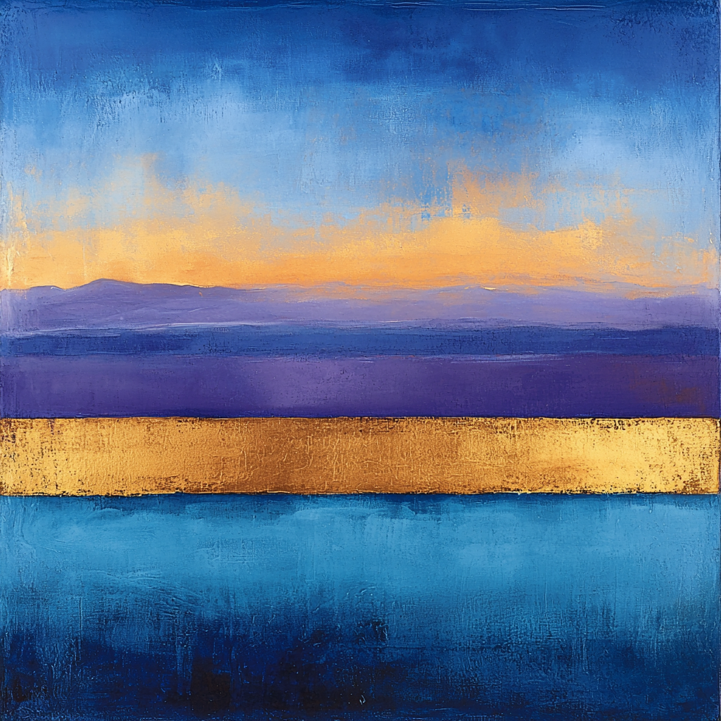 Mark Rothko Inspired Ethereal Twilight Serenity Painting By Numbers Kit
