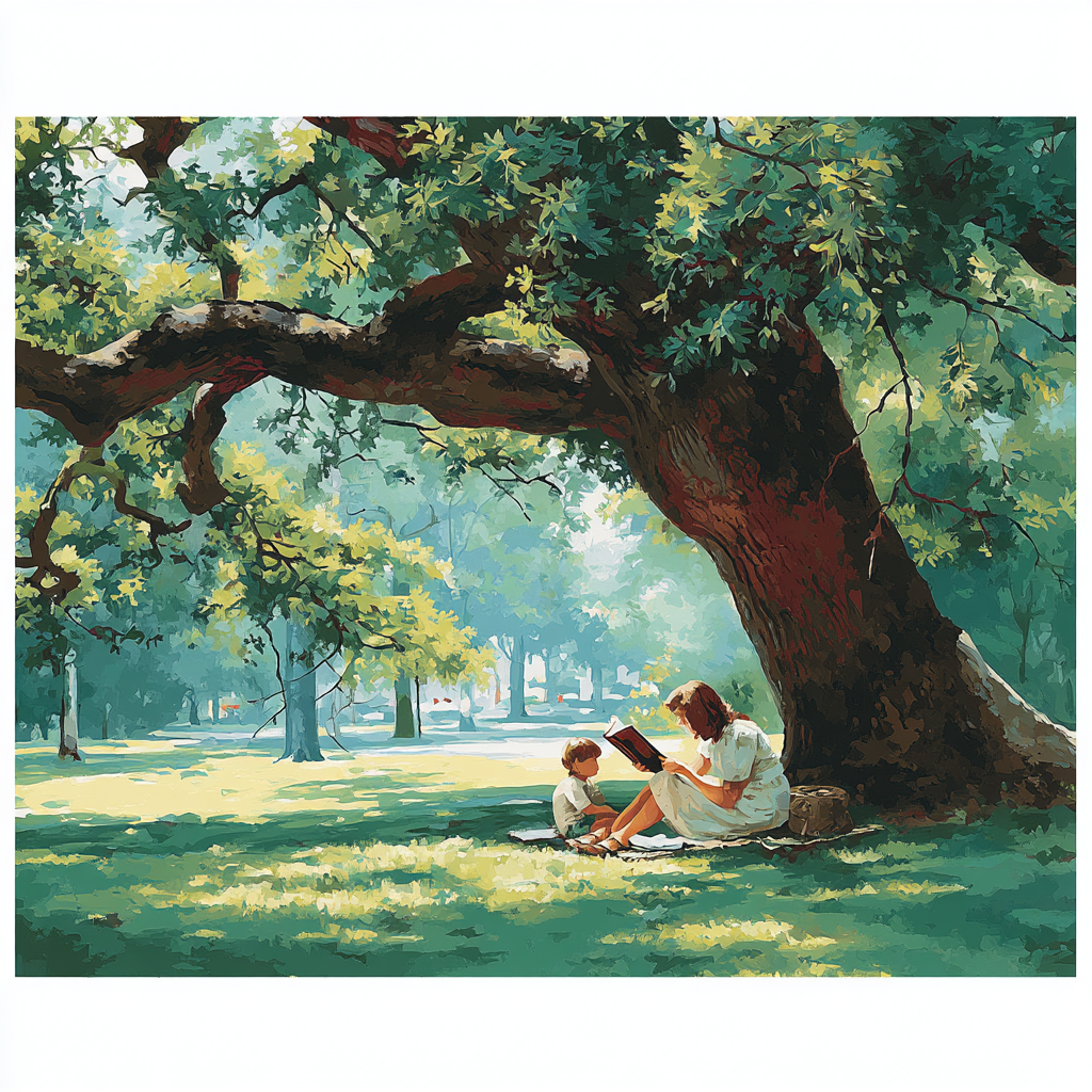 A Mother's Teaching Moments Number Painting