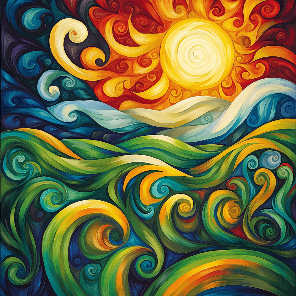 Frida Kahlo Inspired Nature's Resonance Paint By Color