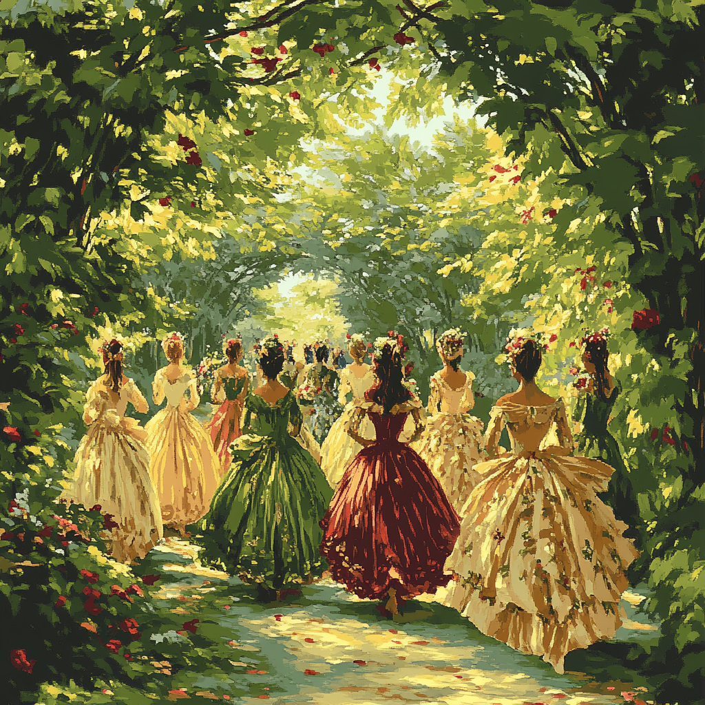 Burne Jones Inspired Enchanted Procession Paint by numbers kits