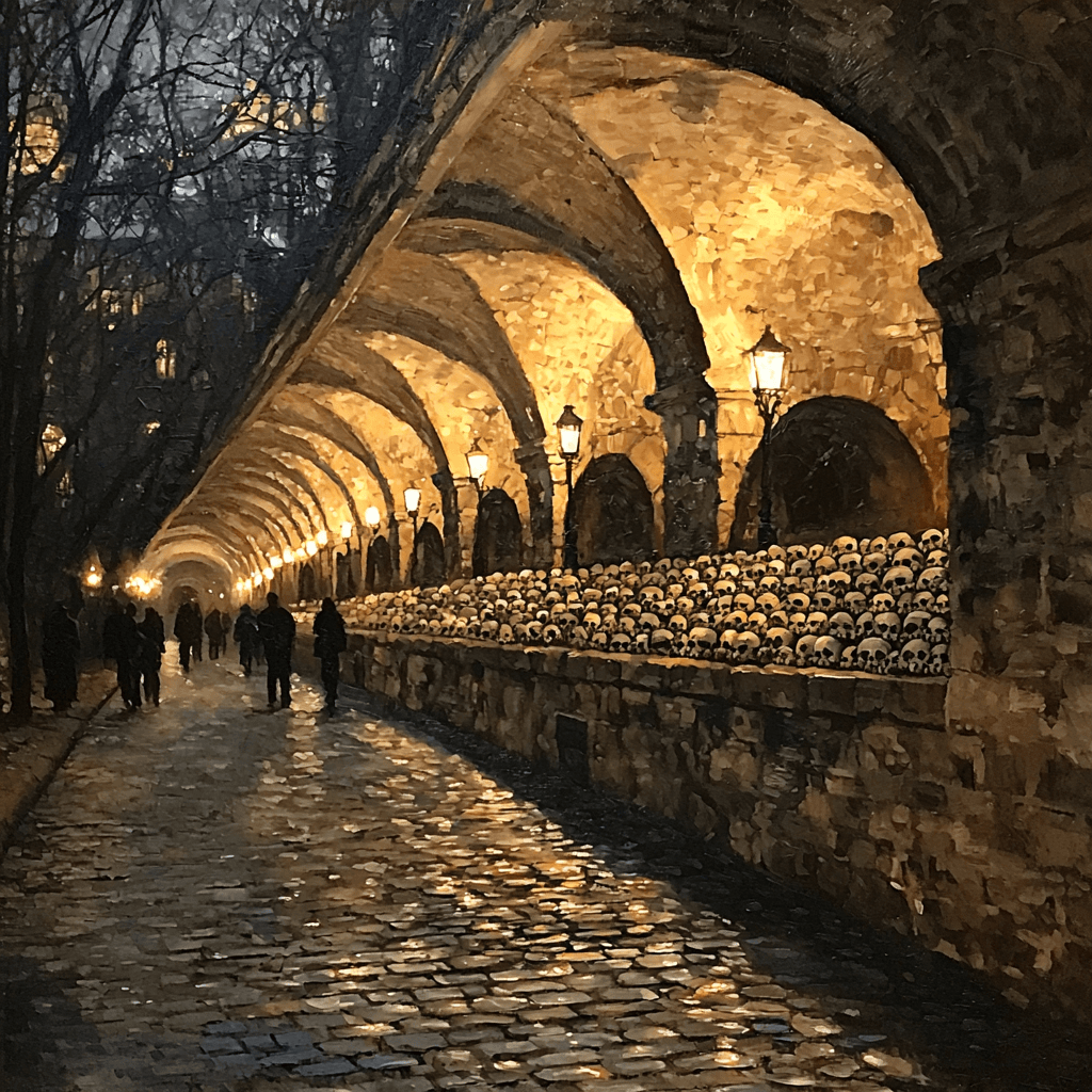 The Catacombs Of Paris - France Painting Number Kit