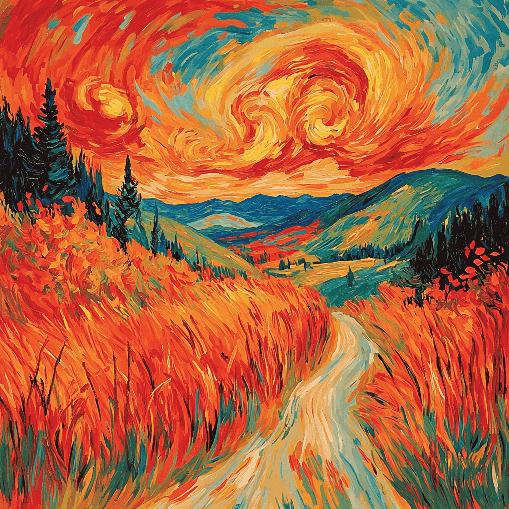 Edvard Munch Inspired Munch's Autumn Vibes Paint By Number