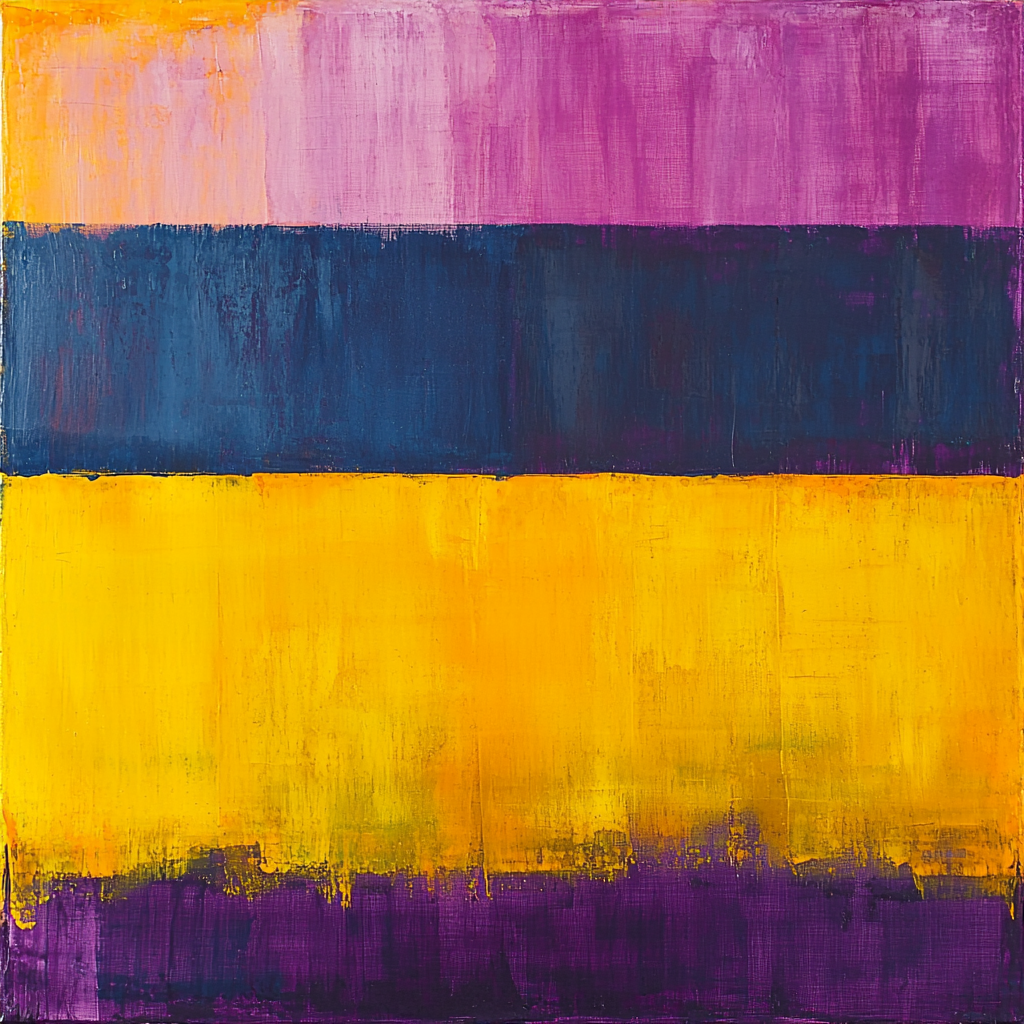 Mark Rothko Inspired Chroma Dreams Numbered Painting Kits