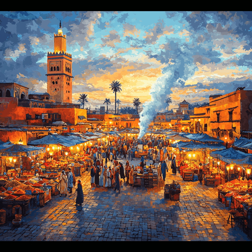 Djemaa El-Fna - Marrakesh Paint By Number