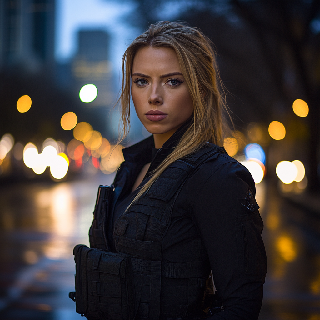 Scarlett Johansson: Velvet Shadows Of The Silent Operative Numbered painting kits