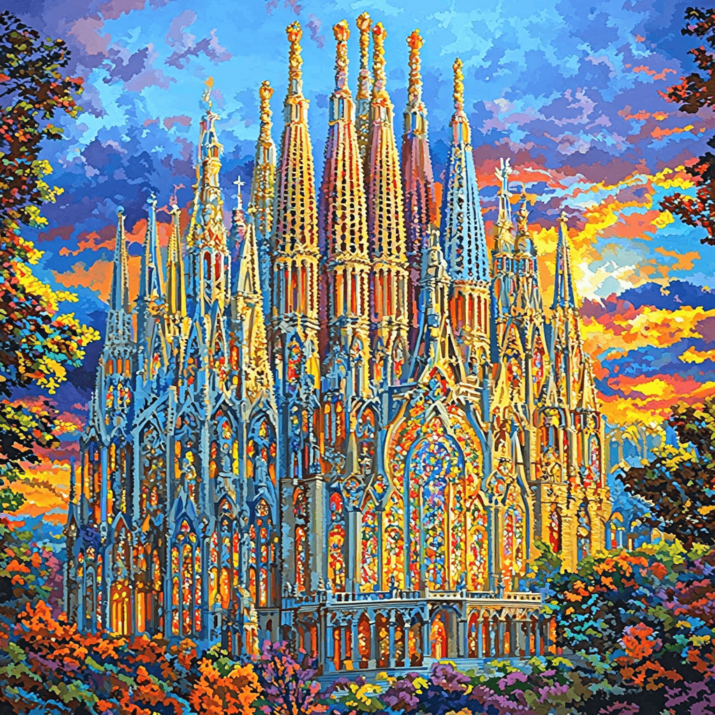 La Sagrada Familia - Spain Paint By Numbers