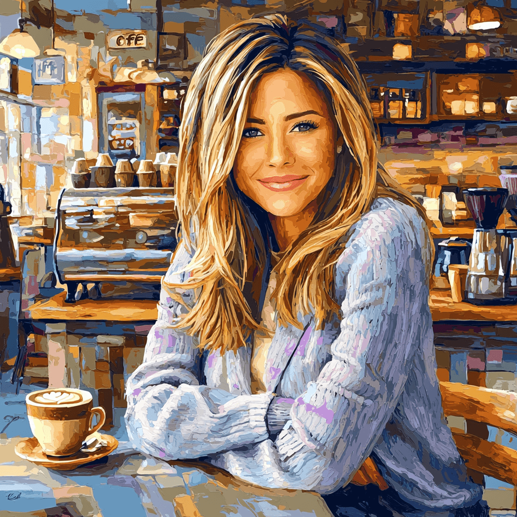 Jennifer Aniston: The Timeless Charm Of Rachel Green Number Painting