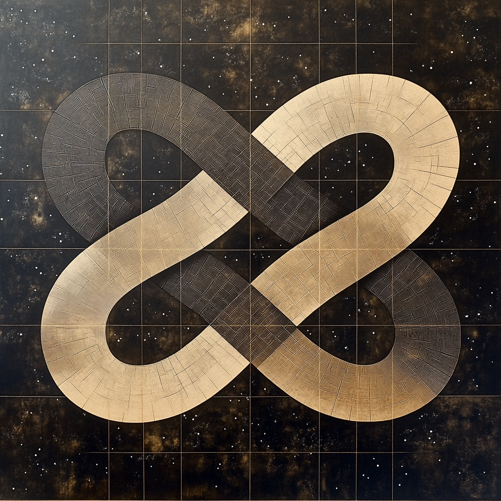 M.C. Escher Inspired Möbius Celestial Weave Paint by numbers kits