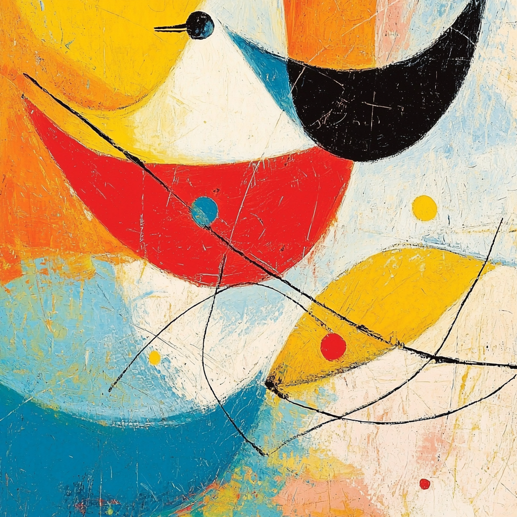 Joan Miró Inspired Wonder In Abstraction Paint By Numbers