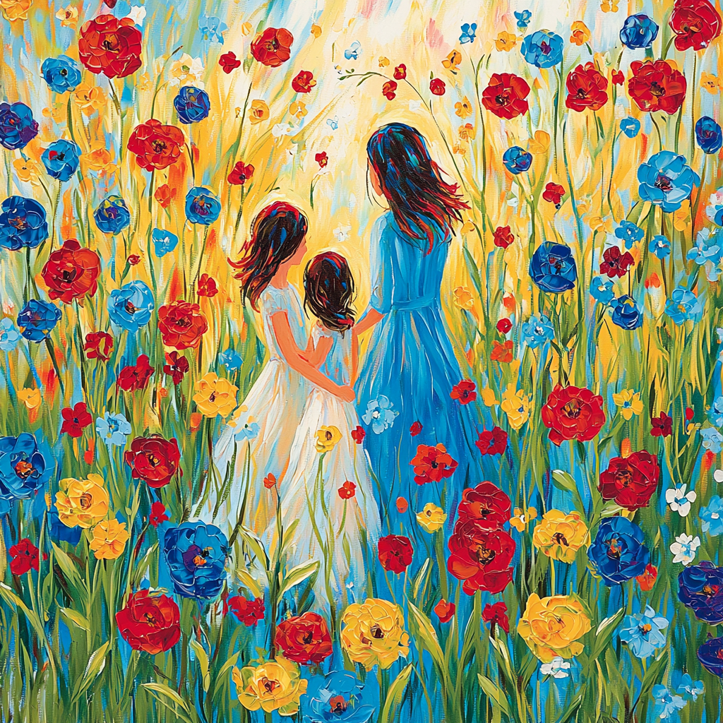 Holding Hands In The Garden DIY Paint By Numbers