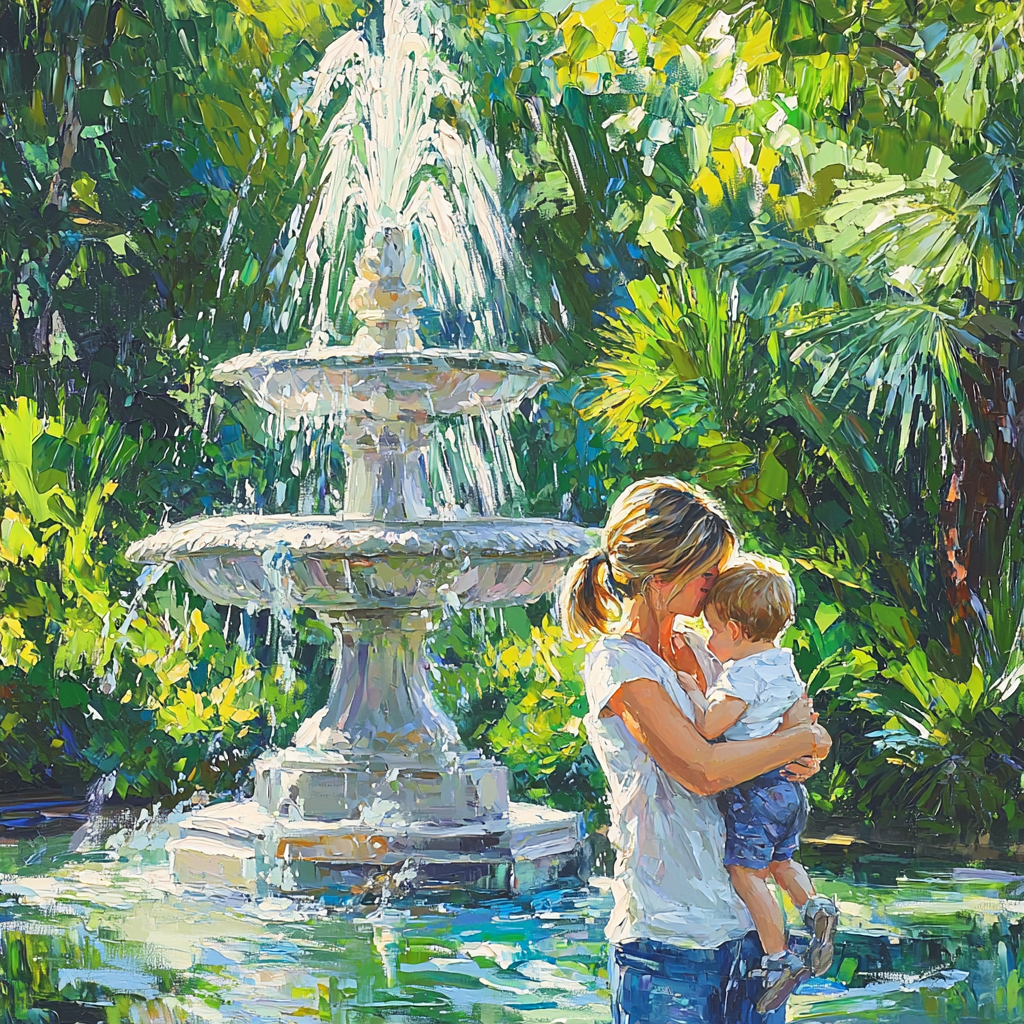 Fountain Of Affection Painting By Numbers Kit