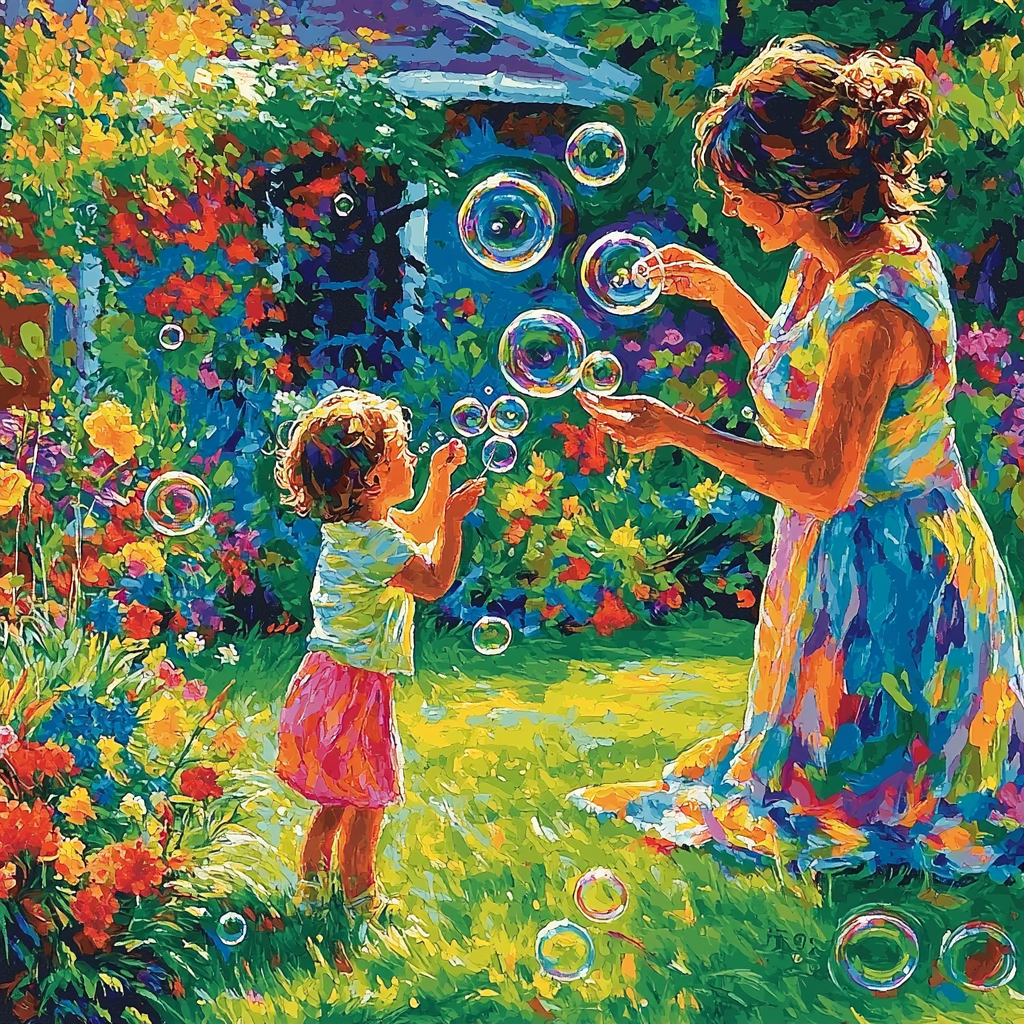Joyful Bubble Moments Paint By Numbers Kits