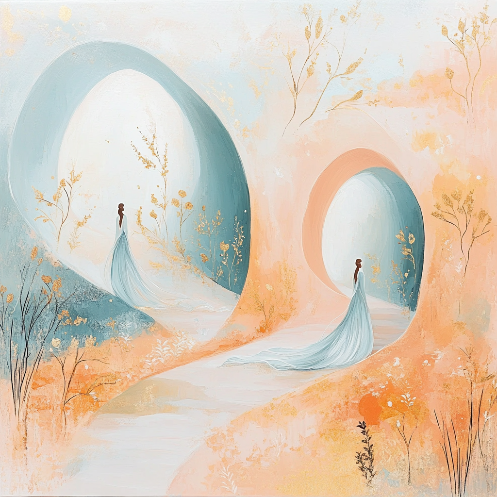 Botticelli Inspired Spring Court paint by number