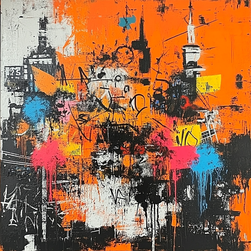 Basquiat Inspired Urban Explorer Paint by numbers art