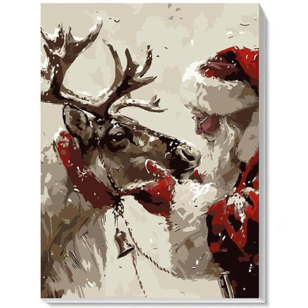 Pack Of 4 Christmas Paint By Numbers Set 