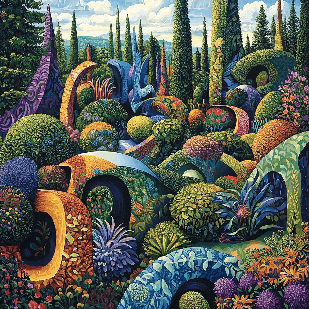 Mosaiculture, Montreal Numbered Painting Kits