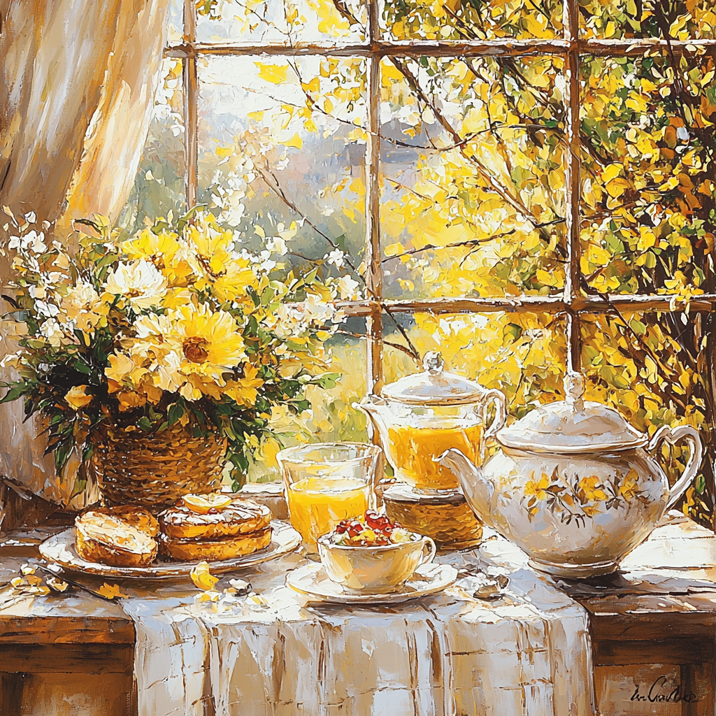 Morning Sunlight Numbered Painting Kits