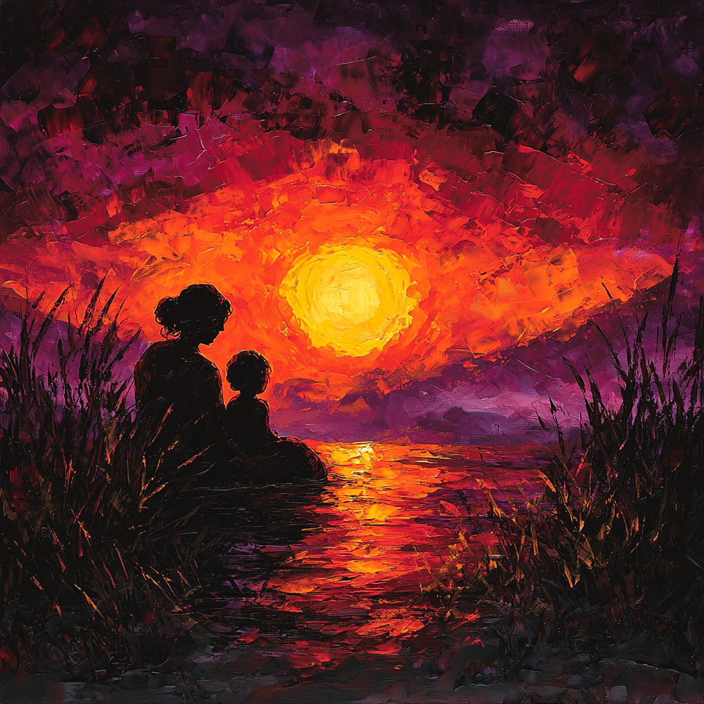 Shadows Of Sunset DIY Paint By Numbers