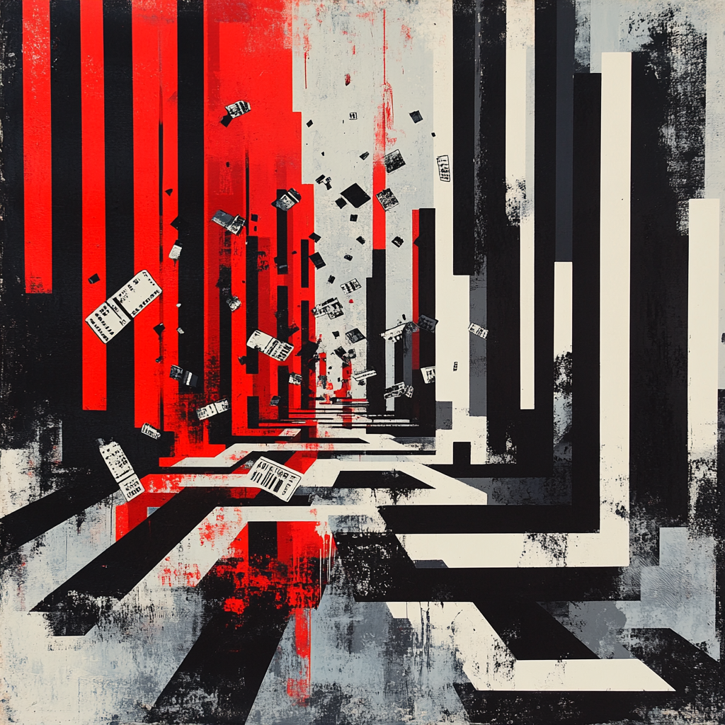 Banksy Inspired Anti Consumerism Abstraction Paint by numbers kits