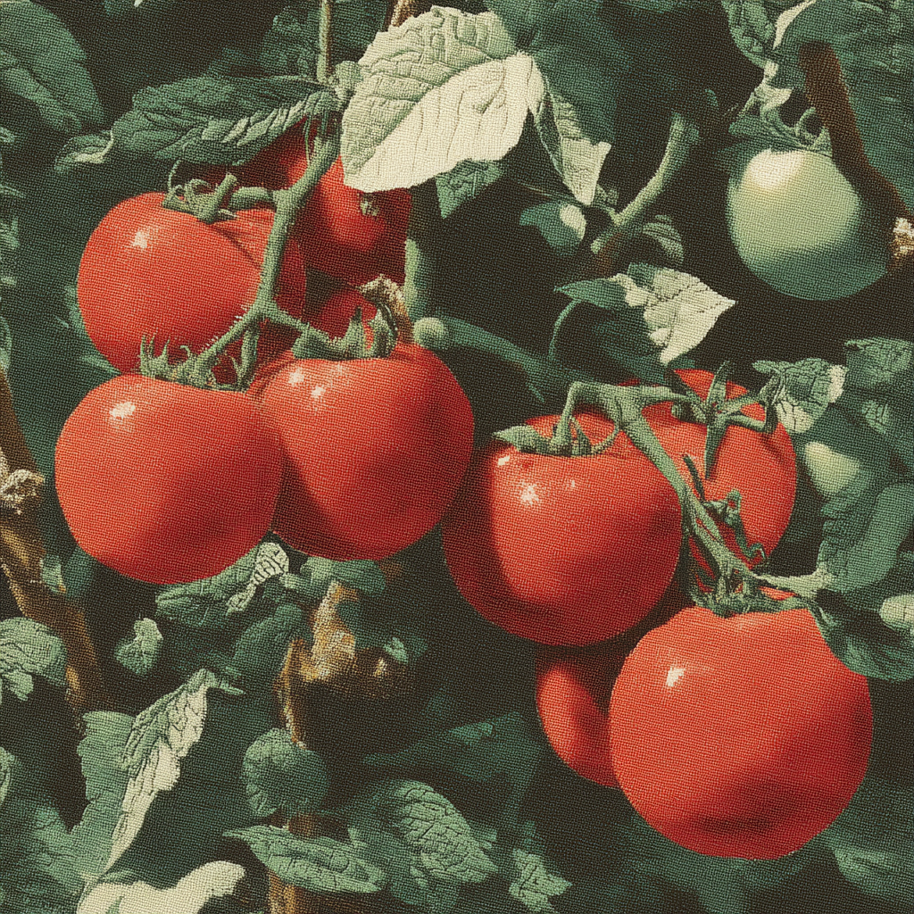Tending The Tomato Vines Paint By Number