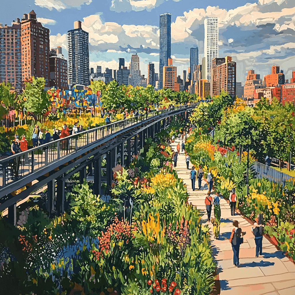 The High Line - New York Paint By Numbers