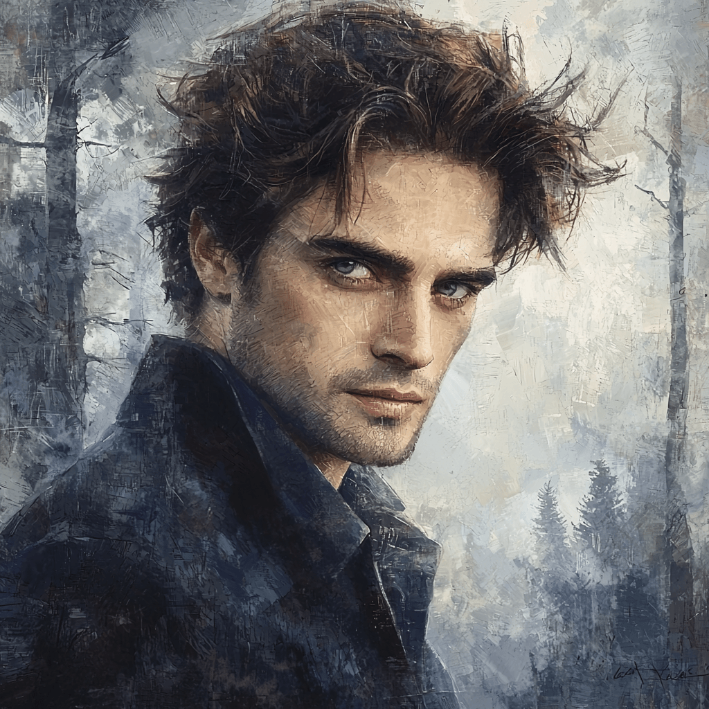 Robert Pattinson: The Brooding Depth Of Edward Cullen Paint By Numbers Art