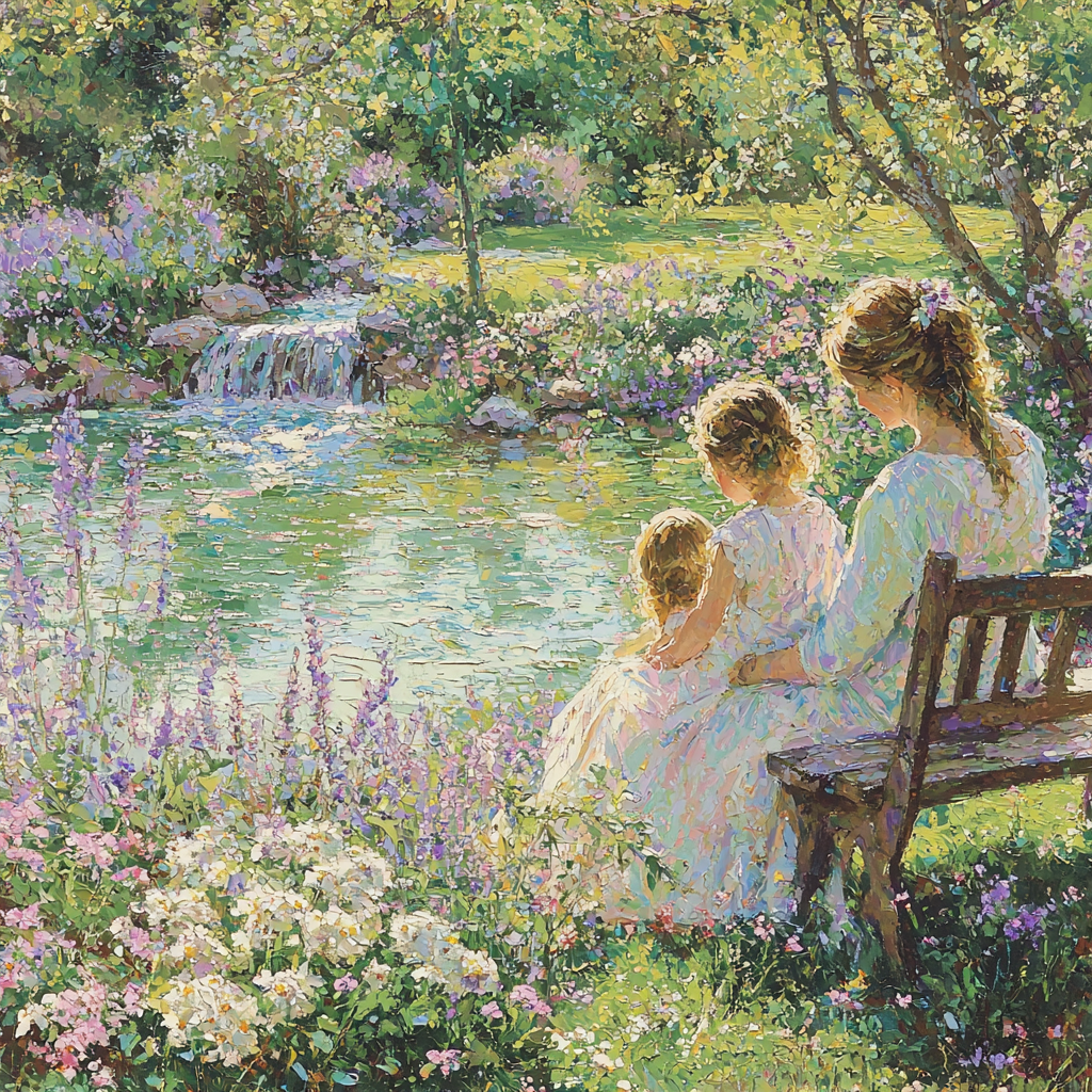 Quiet Garden Moments Paint By Numbers Art