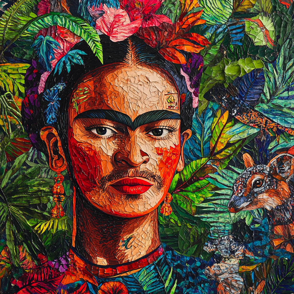 Frida Kahlo Inspired Personal Garden Numbered painting kits