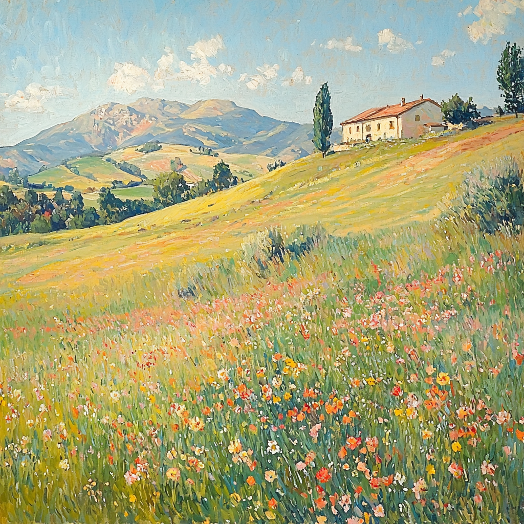 Paul Cézanne Inspired Ethereal Meadow Paint By Numbers Kits