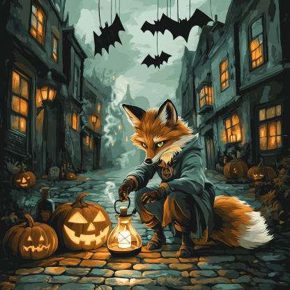 Lantern Alchemist Of Hollow Lane DIY paint by numbers