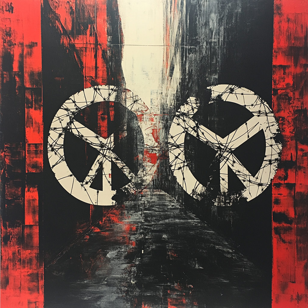 Banksy Inspired Anti-War Resonance DIY paint by numbers