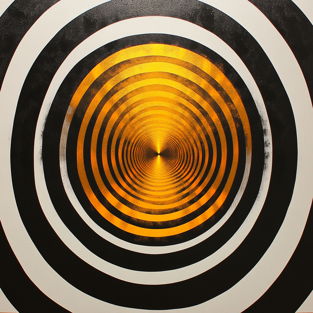 Yayoi Kusama Inspired Mirror Nebula Loop Paint by numbers art