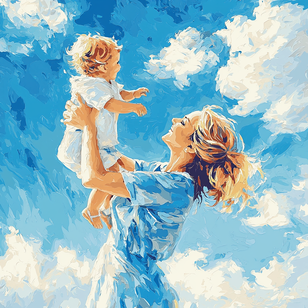 Kisses In The Sky Numbered Painting Kits