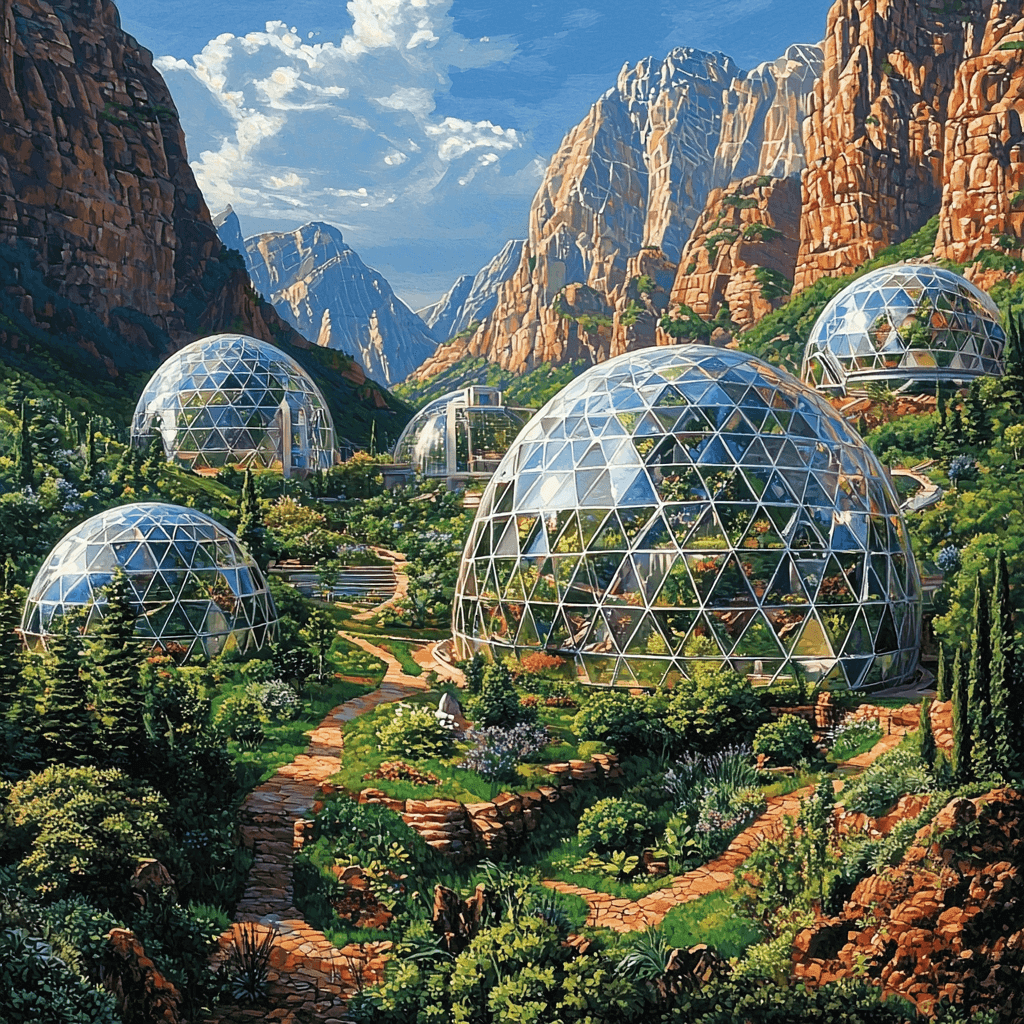 Eden Project - Cornwall Paint By Number