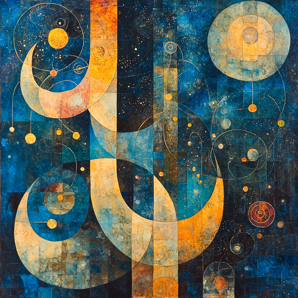 Paul Klee Inspired Celestial Symphonies Painting Number Kit