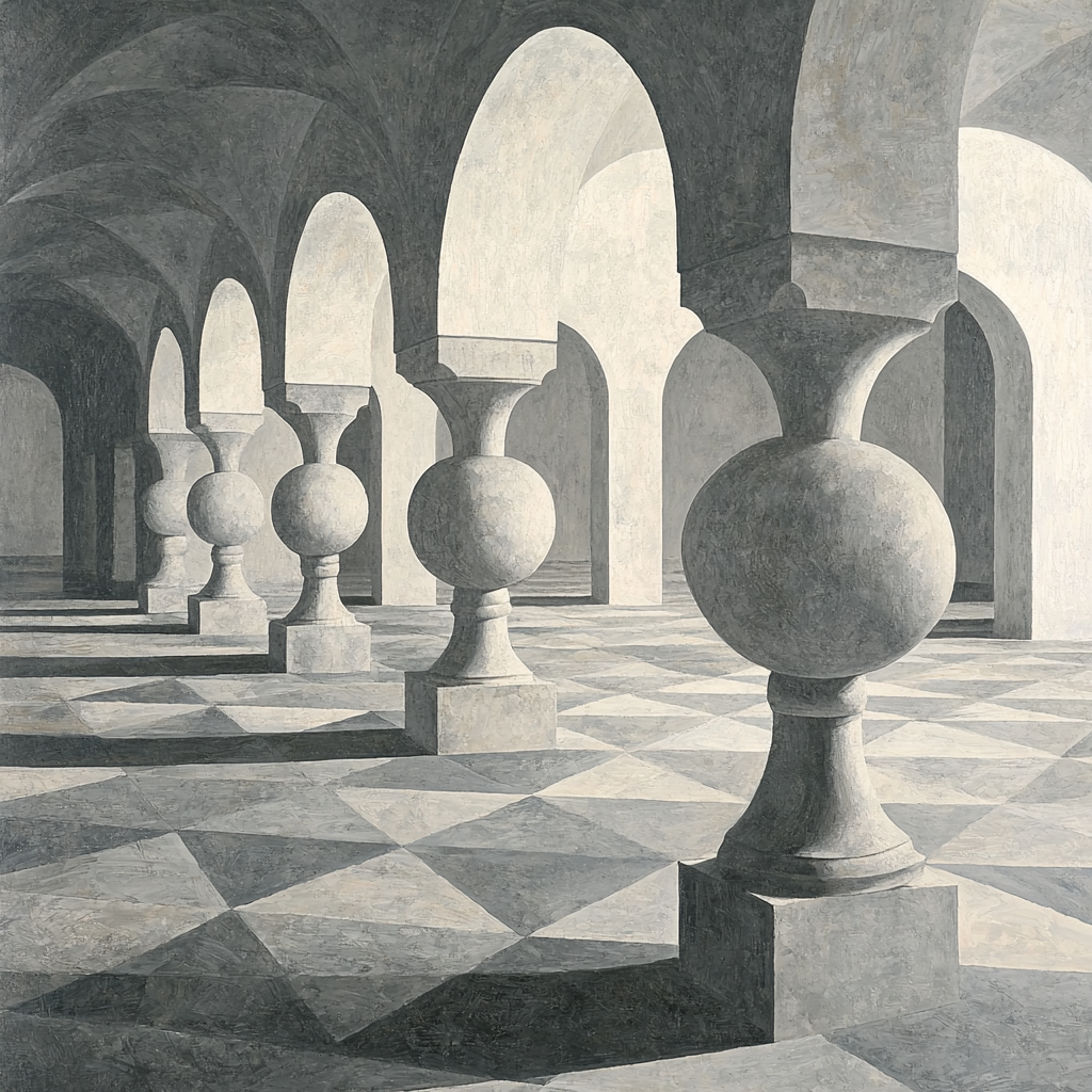 Michelangelo Inspired Sculptural Harmony Number Painting