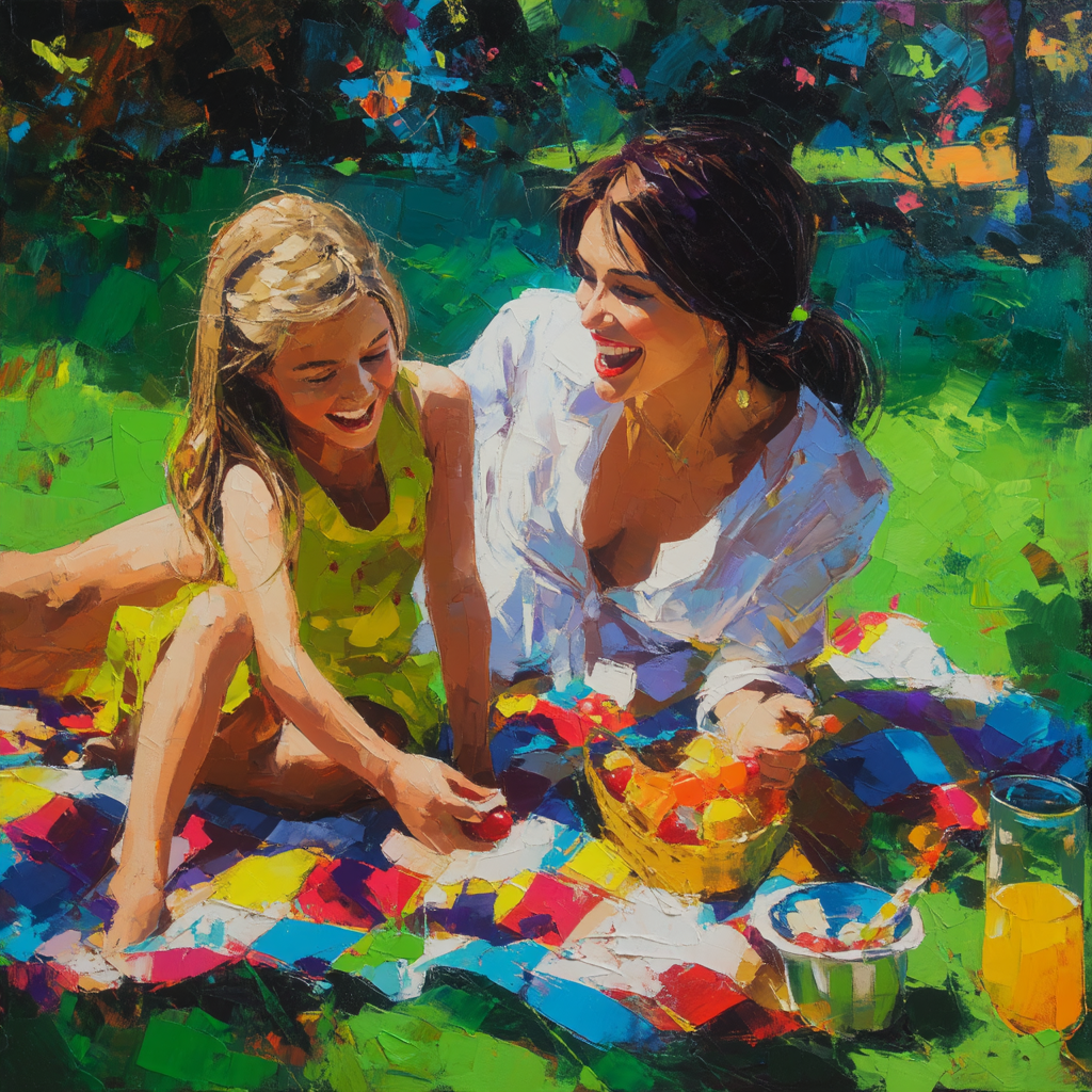 The Playful Picnic Paint By Color