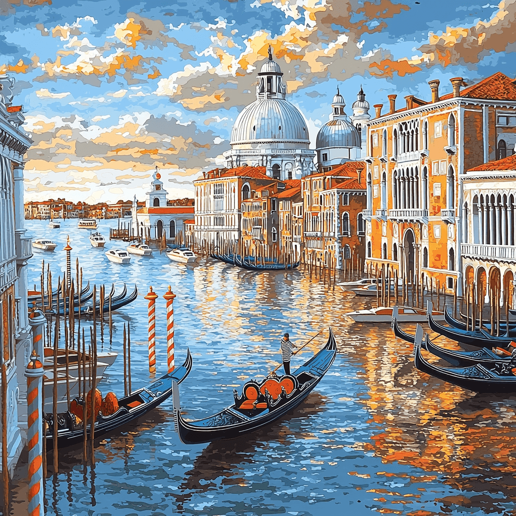 Grand Canal - Venice Paint By Number