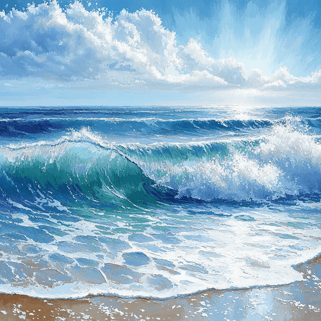 Turner Inspired Serene Seascape - DIY Painting By Numbers Kit