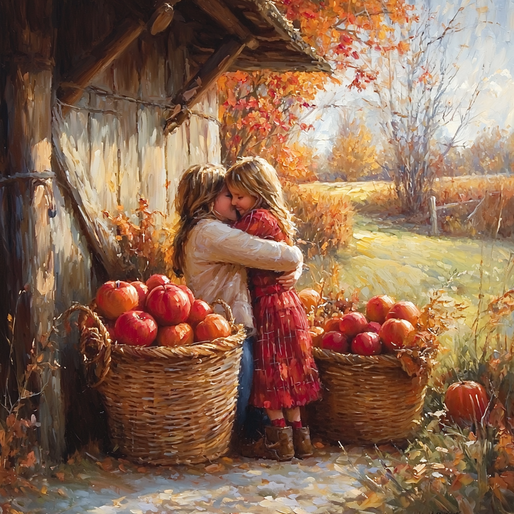 Harvest Of Hugs Painting By Numbers Kit