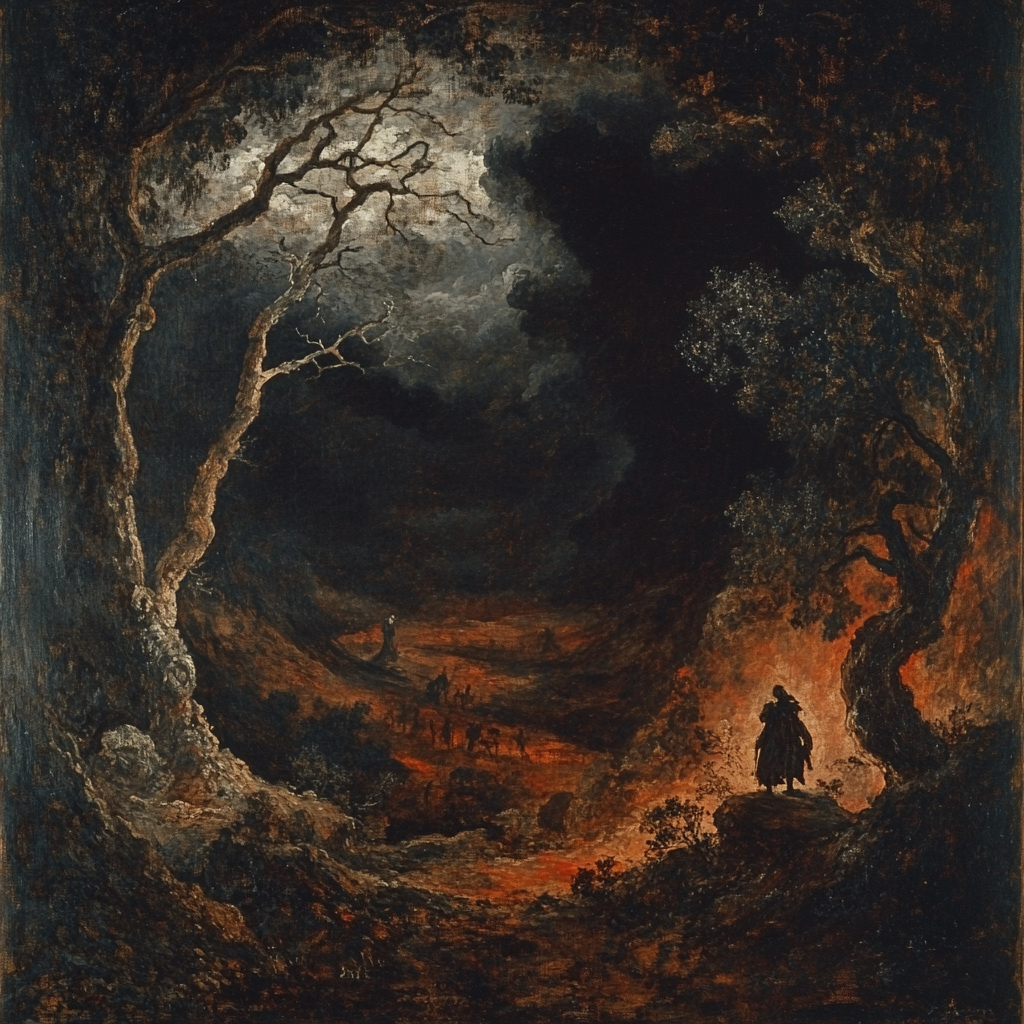 Francisco Goya Inspired Dark Mythology painting number kit