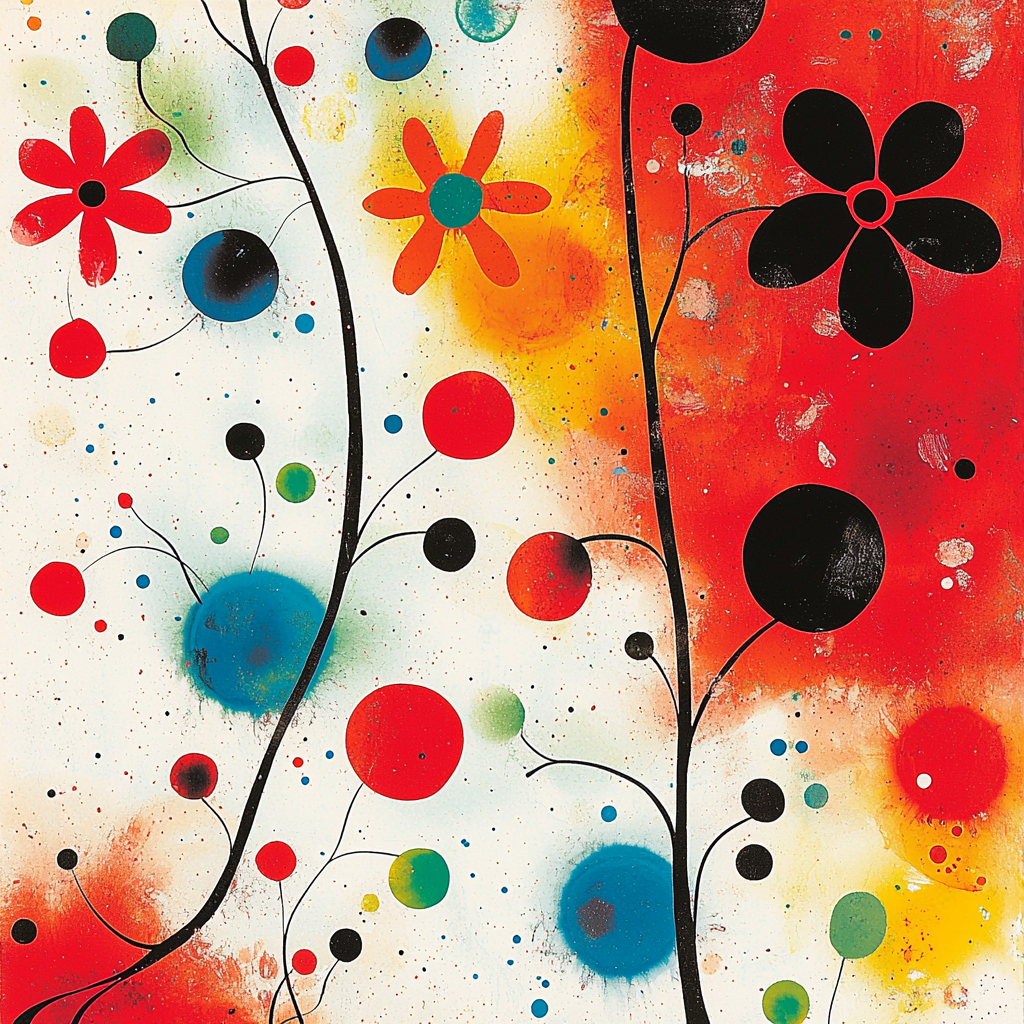 Joan Miró Inspired Dreamy Visions DIY Paint By Numbers