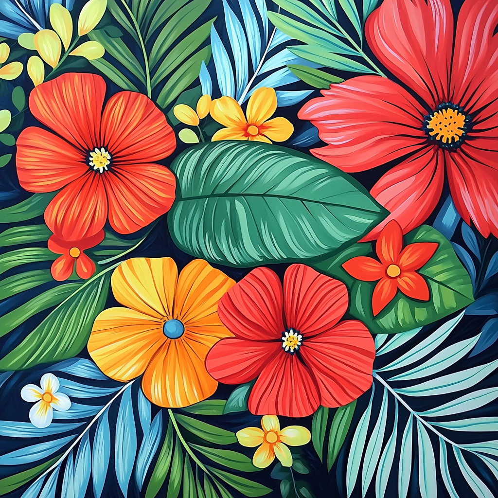 Frida Kahlo Inspired Wild Soulscape DIY Paint By Numbers