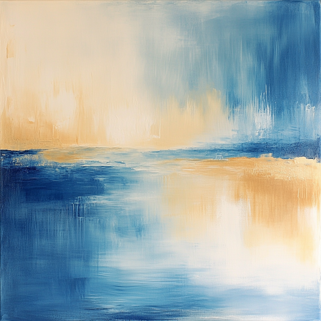 Whispering Light Veils painting number kit