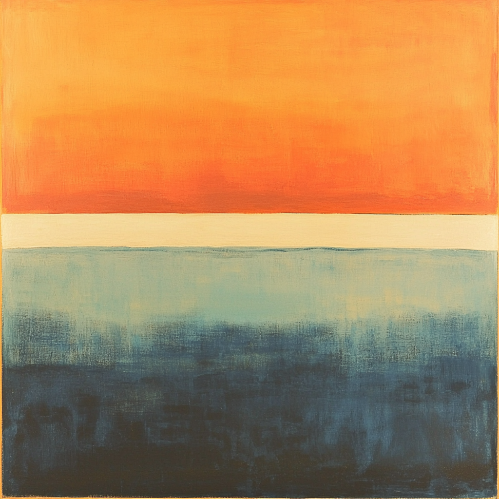 Mark Rothko Inspired Cycles Of Emotion Painting Number Kit