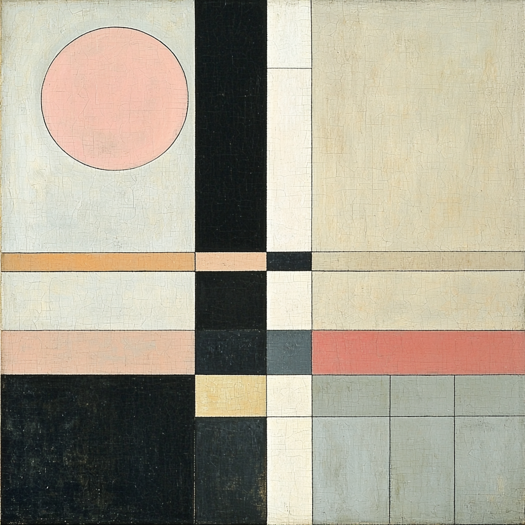 Kazimir Malevich Inspired Silent Conversations Number Painting